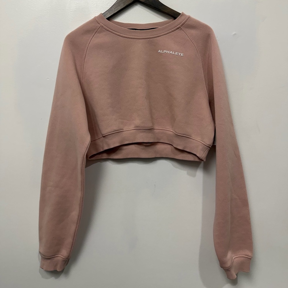 alphalete cropped crew neck
